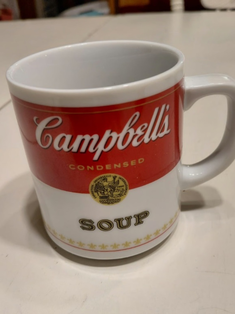 Campbell's Red & White Ceramic Soup Mug